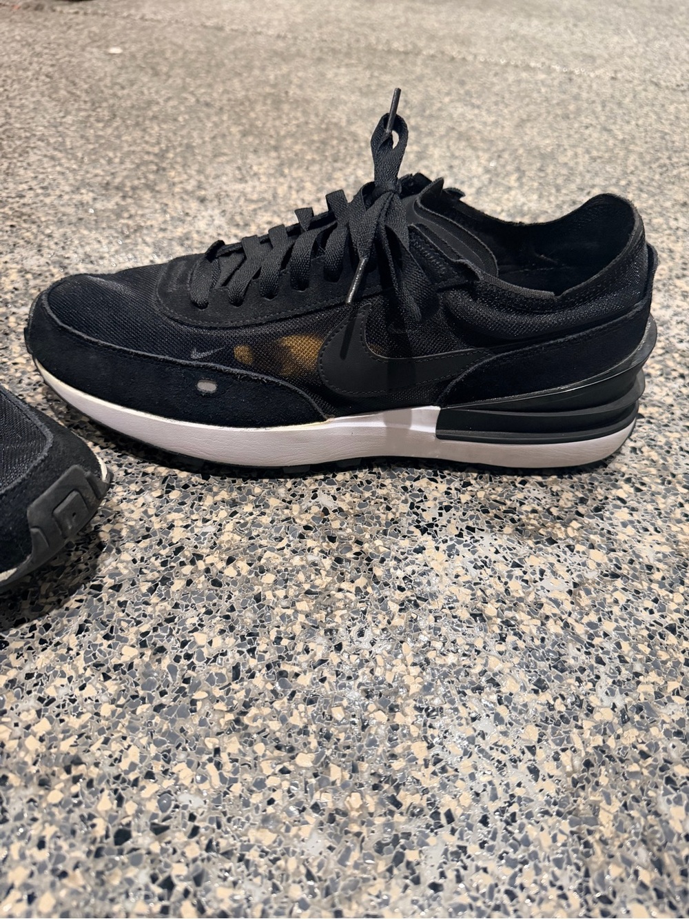 Nike Waffle One 'Black' sneakers